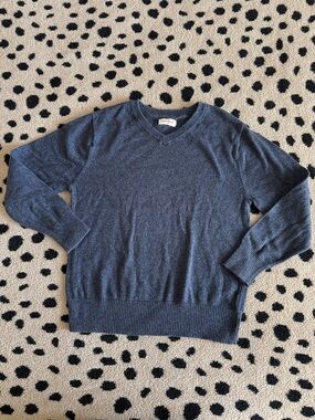 SIZE M | Kids Cat & Jack Crewneck Sweater in Heather Navy